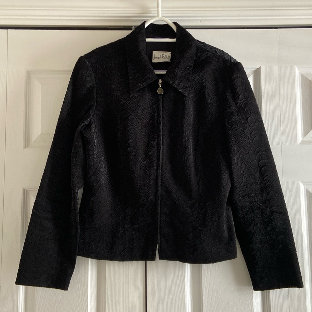 Joseph Ribkoff, elegant front zip jacket - Picture 2 of 9